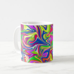 "Sweet Wirbel: The Bubblegum Marble Delight" Tasse