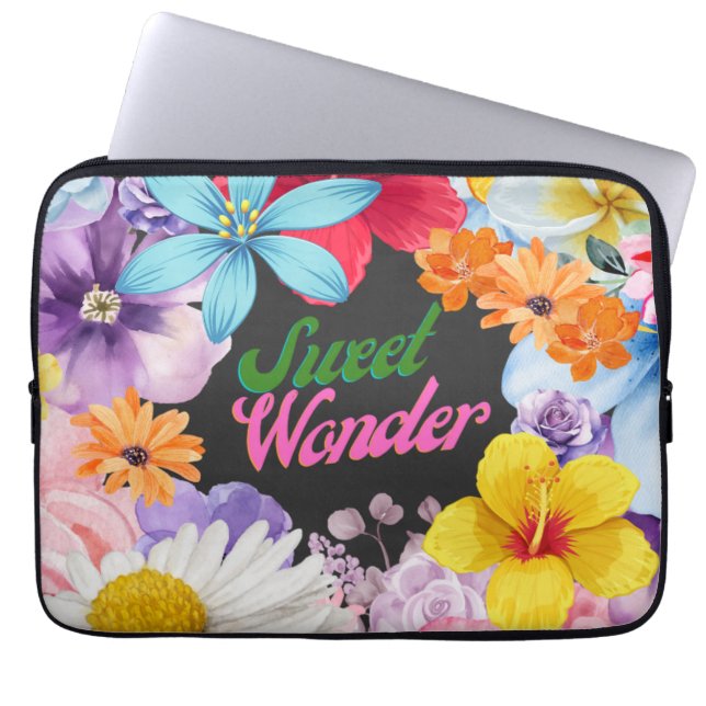 Sweet Wonder Laptopschutzhülle (Vorderseite)