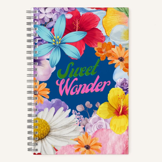 Sweet Wonder Notizbuch (Vorderseite)