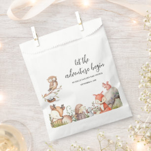Sweet Woodland Animal Baby Dusche Geschenktütchen