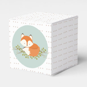Sweet Woodland Fox Baby Fee Box Geschenkschachtel