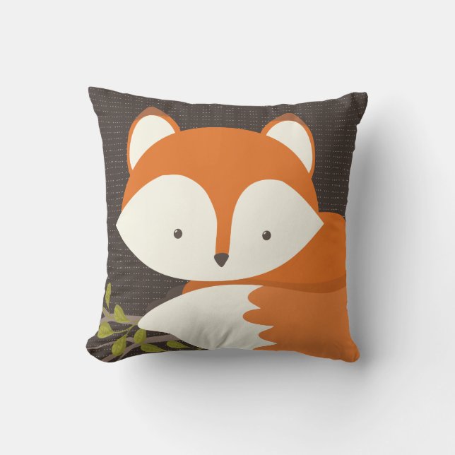 Sweet Woodland Fox Baby Snuggly Pillow Kissen (Vorderseite)