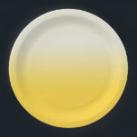 Sweet Yellow & Ivory Gradient Ombre Pappteller<br><div class="desc">Traumhaft zartes Farbverlauf ombre Design in pastellfarbenen ästhetischen Licht magischen Sweet Yellow & Ivory Farben. Farbübergang mit weichem Farbverlauf. Sweet Yellow & Ivory Gradienten Wohngestaltung,  White Yellow & Ivory Gradienten ombre Wohngestaltung Design.</div>