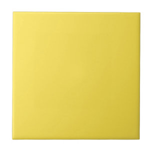 Sweet Yellow Solid Color Tile Fliese
