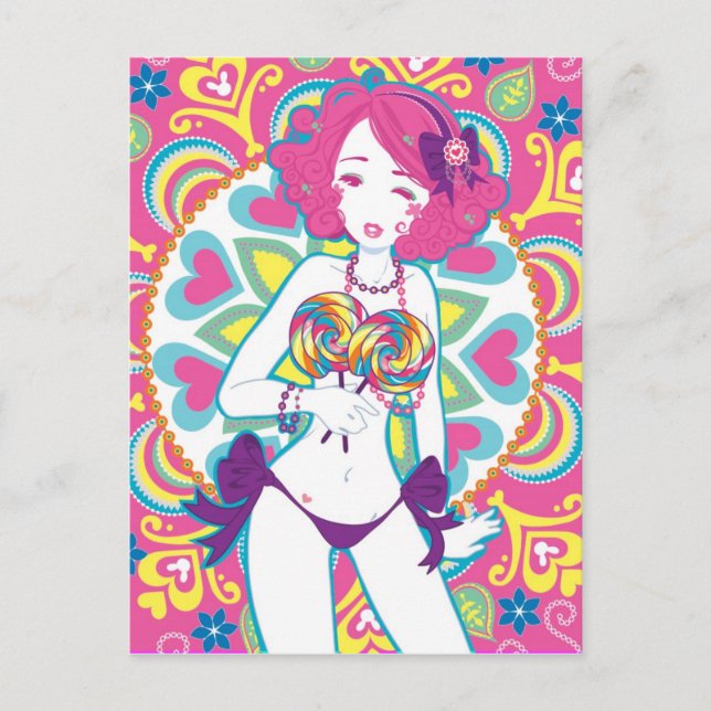Sweet Zensorship Postcard Postkarte (Vorderseite)