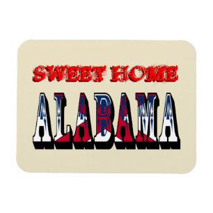 Sweet Zuhause Alabama Flexible Magnet