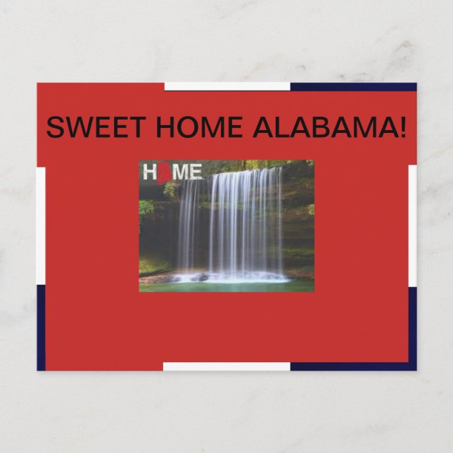 SWEET ZUHAUSE ALABAMA POSTCARD POSTKARTE (Vorderseite)