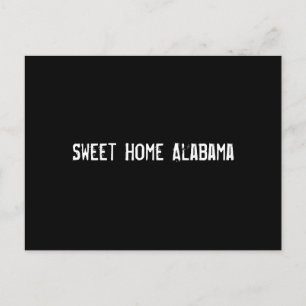 Sweet Zuhause Alabama Postkarte