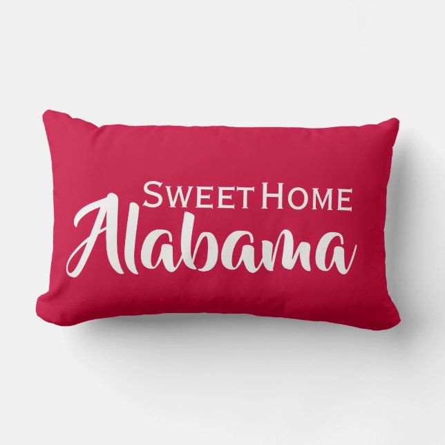 Sweet Zuhause Alabama Throw Kissen (Vorderseite)