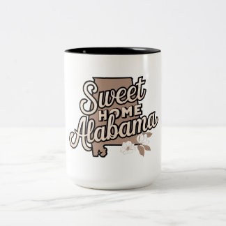 Sweet Zuhause Alabama Zwei-Tone-Tasse - 15 oz Zweifarbige Tasse