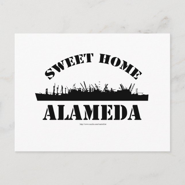 Sweet Zuhause Alameda! Postkarte (Vorderseite)