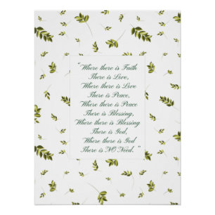 Sweet Zuhause Blessing Tapestry Poster