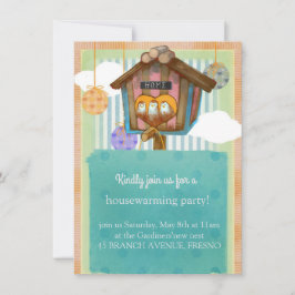 Sweet Zuhause - Niedlich gestreift & Polka Dot The Einladung