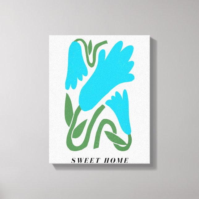 Sweet Zuhause Wall Art Leinwanddruck (Vorderseite)