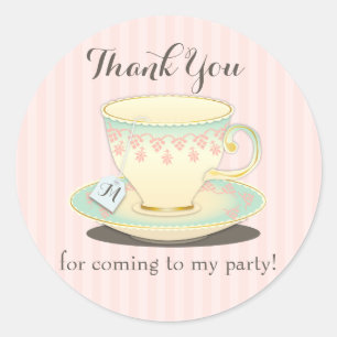 Sweetchic Birthday Teacup Tee Party Sticker