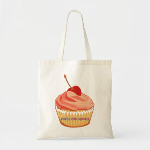 Sweeter als Cupcakes Leinwand Tote Bag Tragetasche