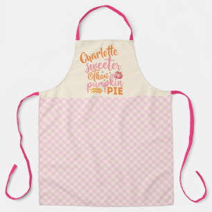 Sweeter als Pumpkin Pie Modern Fall Erntedank Schürze