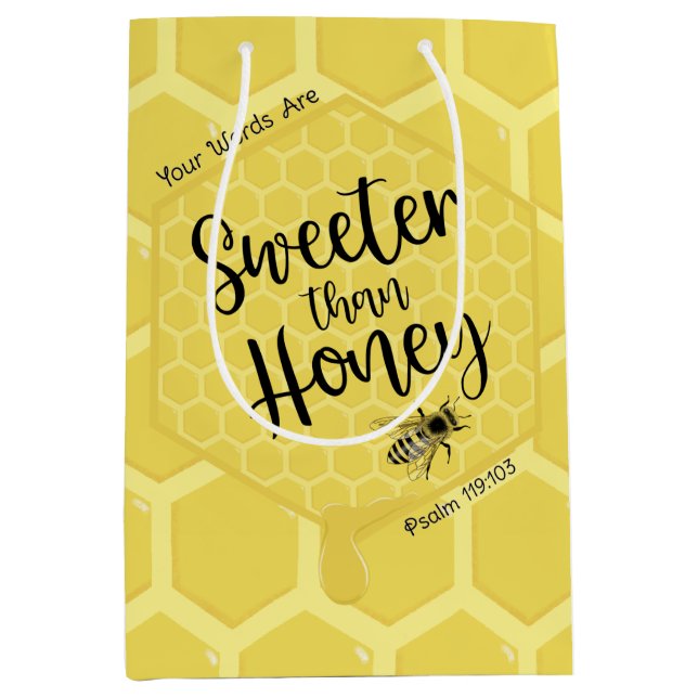 Sweeter Than Honey Mittlere Geschenktüte (Vorderseite)