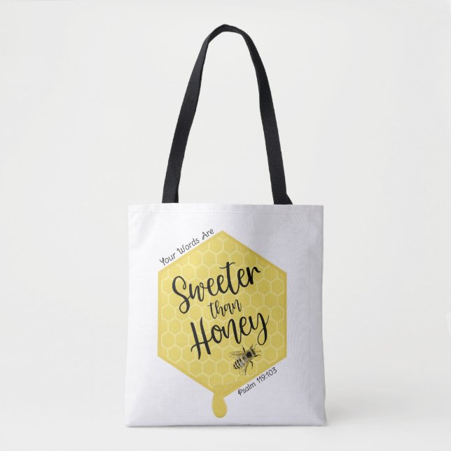 Sweeter Than Honey Tote Bag (Vorderseite)
