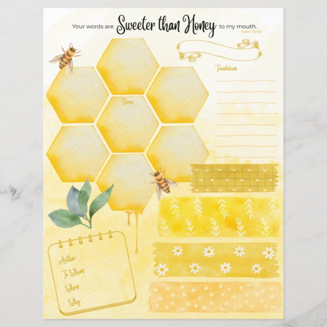 Sweeter Than Honey Verse Map (Vorderseite)