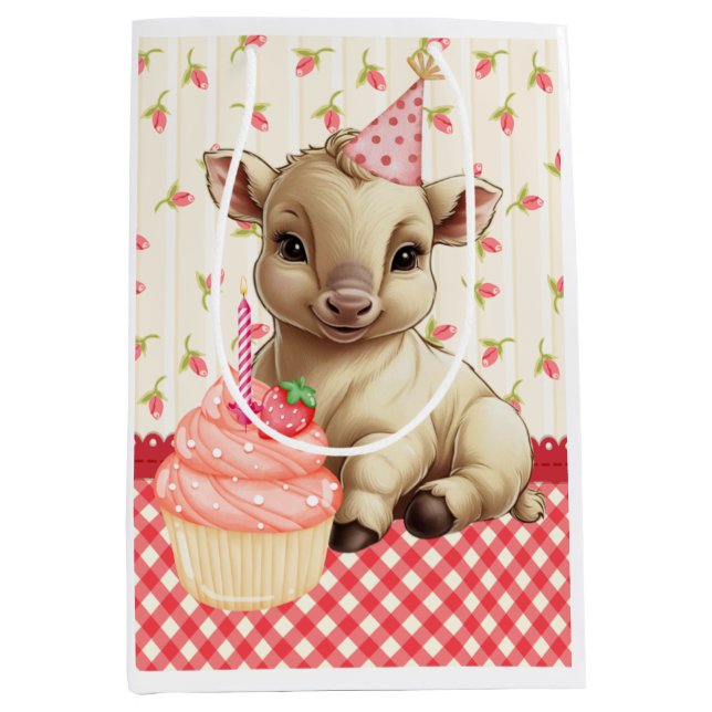 Sweetest Birthday Geschenktasche Mittlere Geschenktüte (Vorderseite)