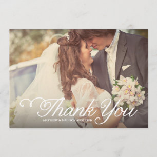 Sweetest Day Hochzeit Danke Fotokarte