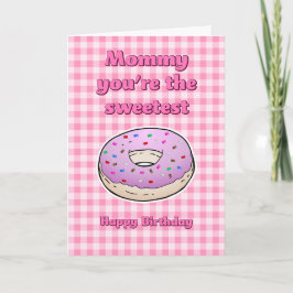 Sweetest Doughnut Birthday Card Karte