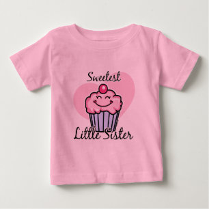 Sweetest Little Sister Baby T-shirt