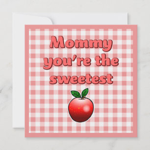 Sweetest Red Apple Karte