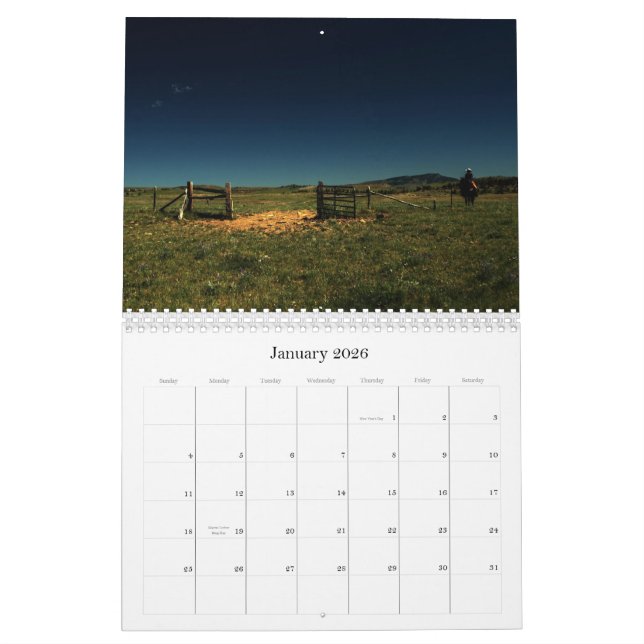 Sweetgrass Ranch Kalender (Jan 2026)