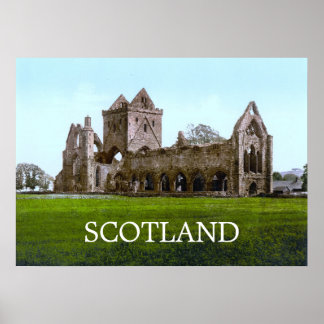 Sweetheart Abbey in Schottland Poster