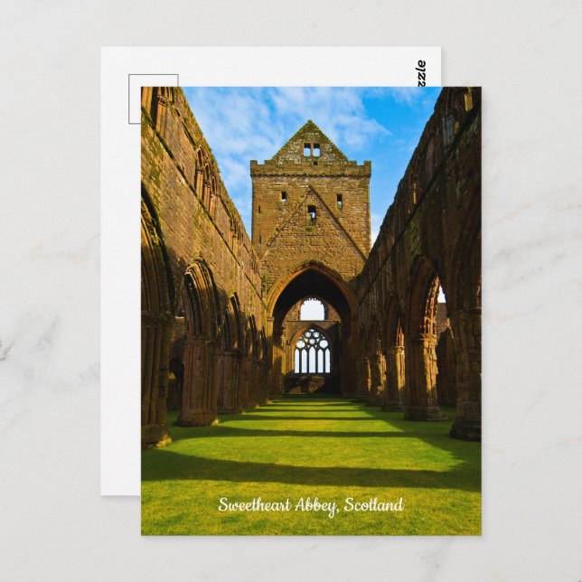 Sweetheart Abbey, Schottland Postcard Postkarte (Vorne/Hinten)