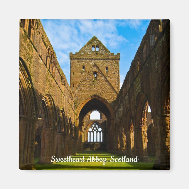 Sweetheart Abbey, Scotland Magnet (Vorne)