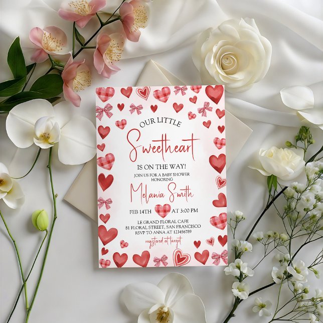 Sweetheart Baby Shower Invitation Einladung (Von Creator hochgeladen)