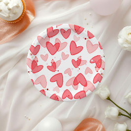 Sweetheart Baby Shower Valentine  Pappteller