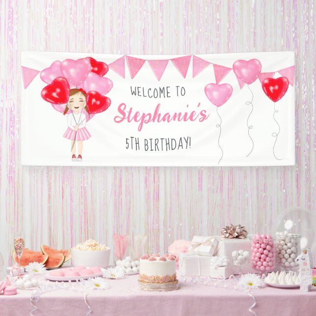 Sweetheart Balloon Birthday Banner (Party)