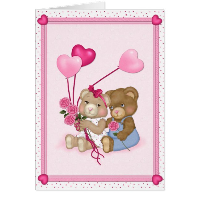 Sweetheart Bears Card (Vorne)