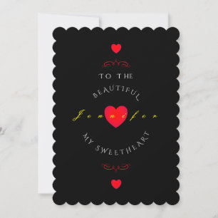 Sweetheart Birthday Card Feiertagskarte