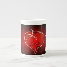 Sweetheart Bone China Tasse
