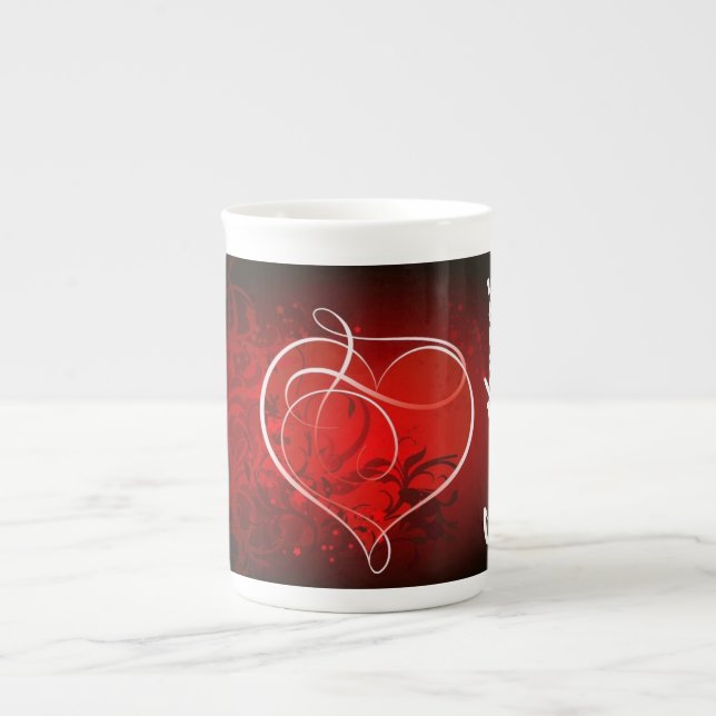 Sweetheart Bone China Tasse (Vorderseite)