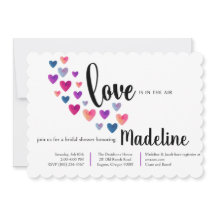 Sweetheart Bridal Dusche Einladung