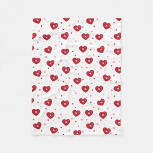 Sweetheart Buttons Fleecedecke