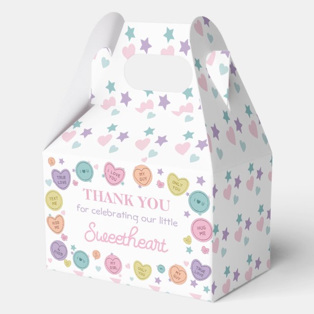 Sweetheart Candy Valentine Birthday Favor Boxes Geschenkschachtel (Vorderseite)