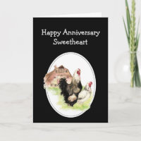 Sweetheart Custom Anniversary Farm Country Huhn