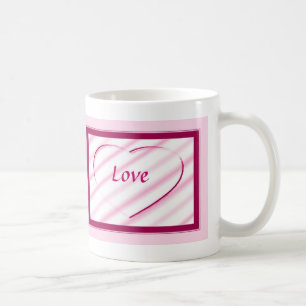 Sweetheart Pink Heart Coffee Tasse