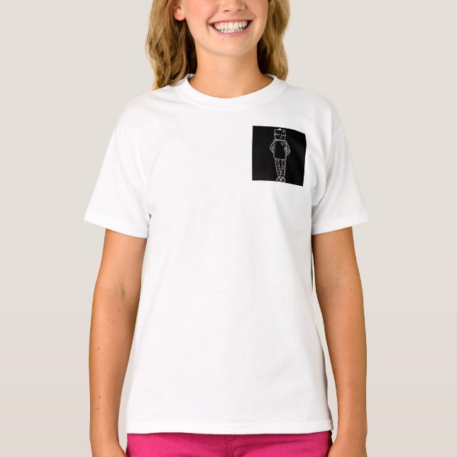 Sweetheart Robot Women's Zip Up T-Shirt (Vorderseite)