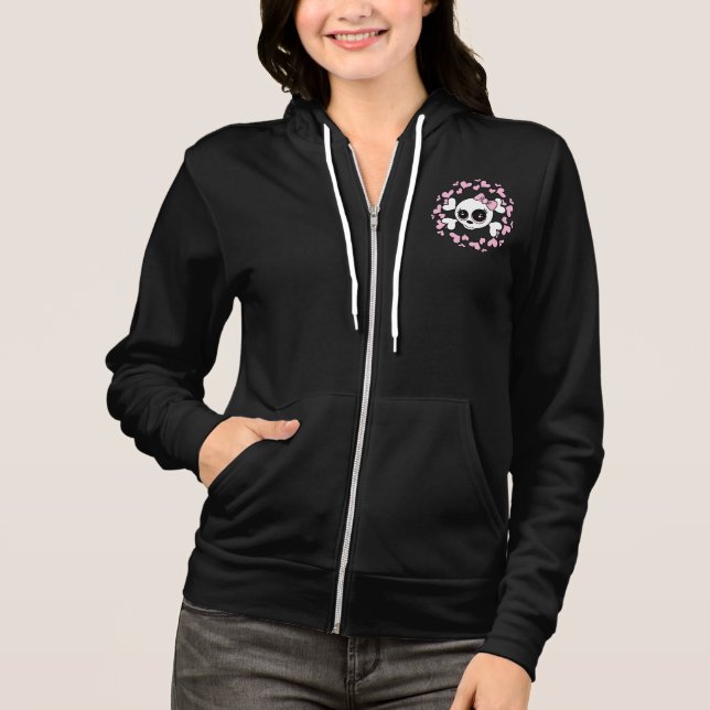 Sweetheart Skull Hoodie (Vorderseite)