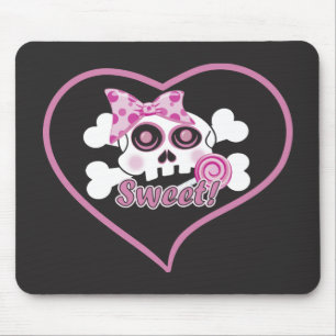 Sweetheart Skull Mousepad