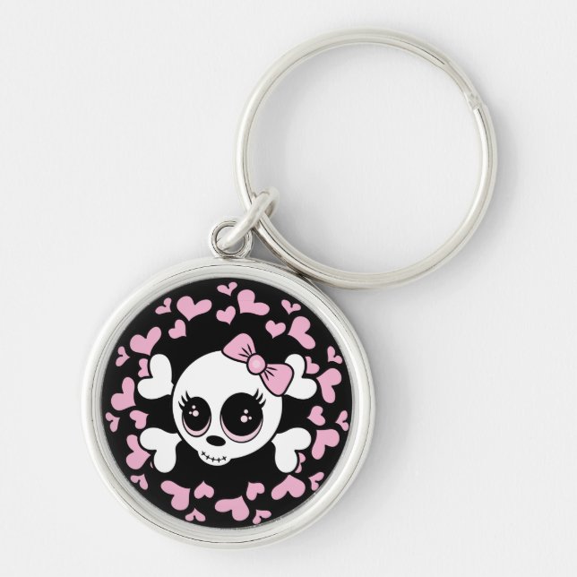 Sweetheart Skull Schlüsselanhänger (Vorne)