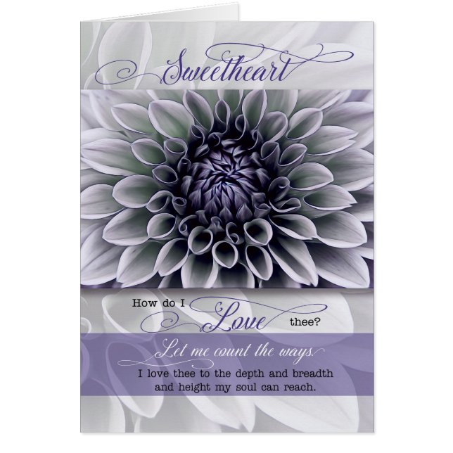 Sweetheart Soft Lavender Blume Romantischer Geburt (Vorne)